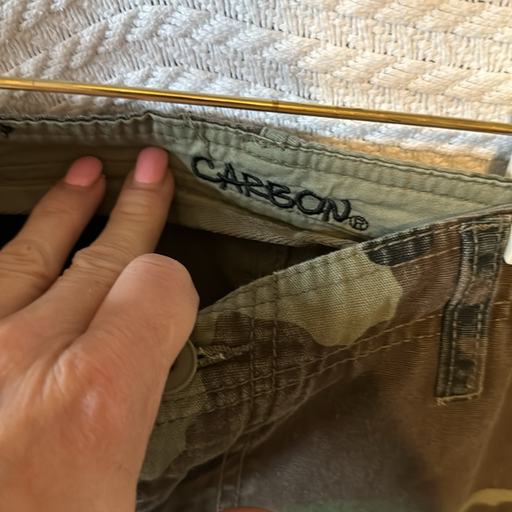 COPY - Carbon brand army cargo pants men’s size 34x32 excellent condition - Picture 3 of 10